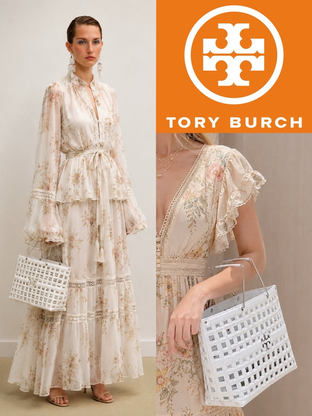 Insanely cute! Tory Burch ELLA CROC-EMBOSSED MARKET TOTE